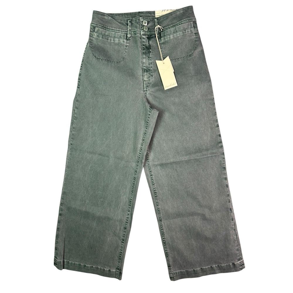 Unpublished Gemma Seawater -Cropped Wide Leg Jeans Women's Size 27 28x27 NWT